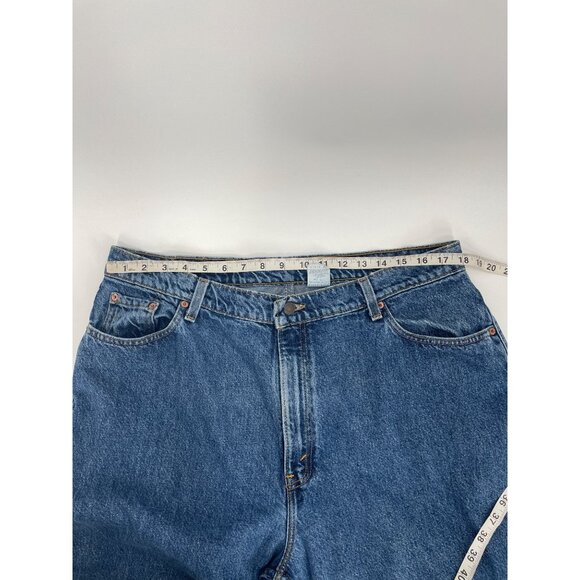 Vintage Levis 522 Womens Tapered Fit Jeans Size 20 Short Blue Casual Durable - Picture 8 of 9